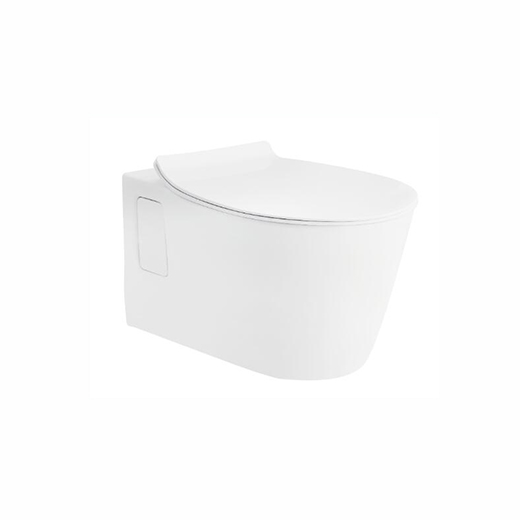 概念圆挂墙座厕配隐藏式水箱3.5/5L（无面板) 配超薄缓降强固盖板
